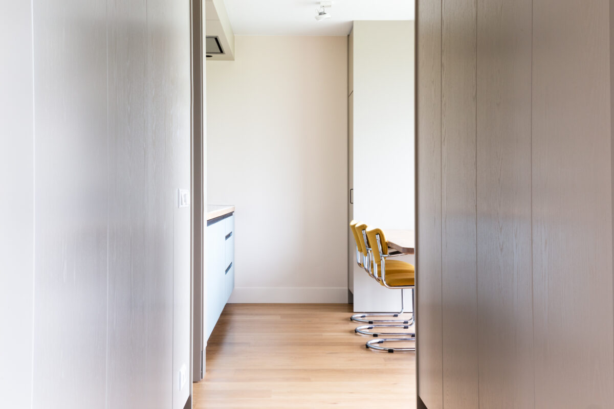 Detail van op maat gemaakt interieur door Wessel Kuik binnenhuisarchitectuur. Doordacht, functioneel en op maat.